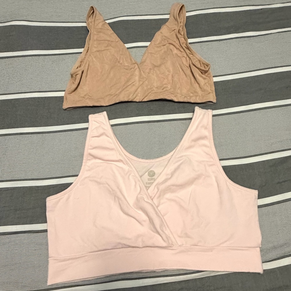 Kindred Bravely and Pea in the Pod Nursing Bras